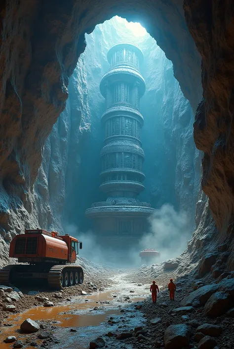 Cobalt blue red green yellow rusted faded copper bronze gold purple pink.Hyper realistic photo detailed cgi cinematic quality image. Alien Giger underground 777777,000,000ft high 777777,000,000ft wide mining equipment and fortress operations and alien halo...