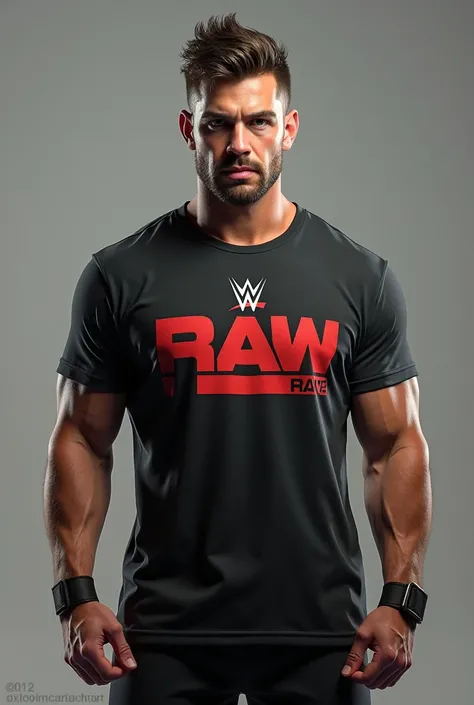 Jack perry con camisa de Raw wwe