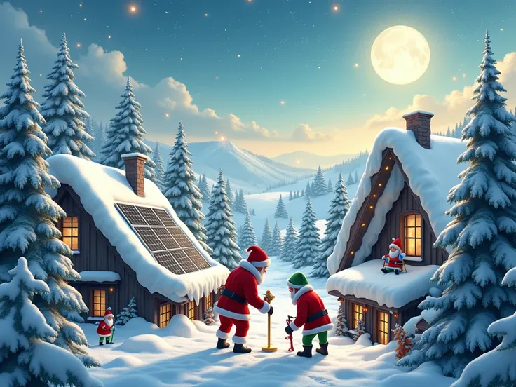 Solar energy at Christmas