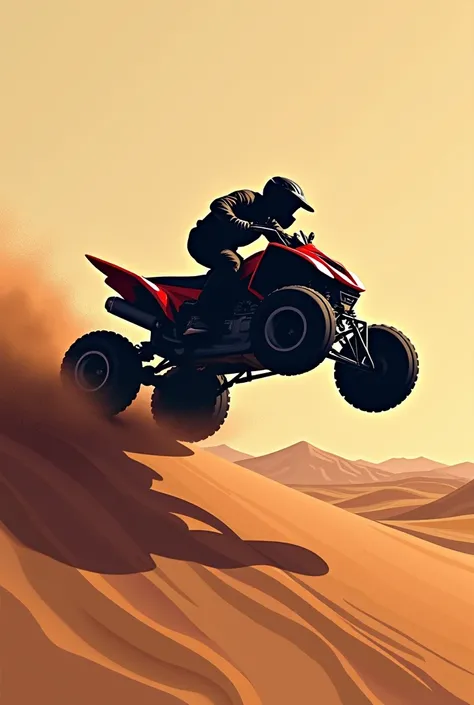 I need to make a logo for yamaha raptor 700 cc model 2024 jumping of dunes 