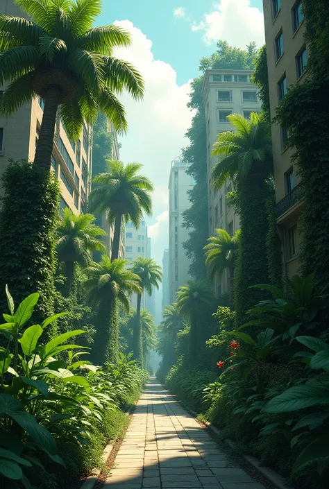 A jungle in the street