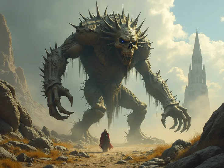 Gorgar , o Rei Esquelético

Gorgar  é o monstro chefe que domina a Skeleton Prairie,  a vast plain where the bones of gigantic creatures are scattered across the earth . Gorgar  é um esqueleto colossus,  an ancient warrior whose flesh was consumed by the p...