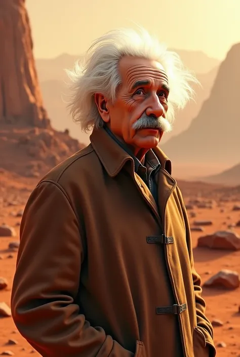 Albert Einstein is on Mars