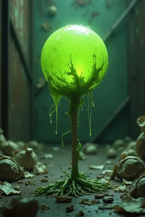 Uranium lollipop with crap