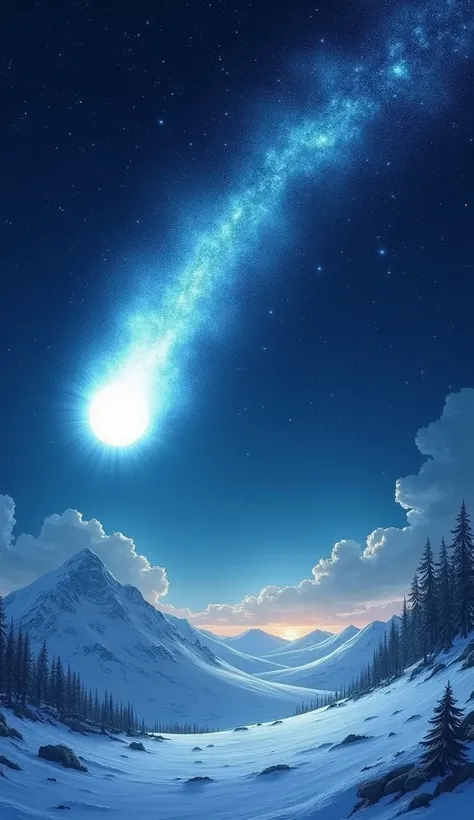  Halleys Breathtaking Illustration &#39; s Comet , Shine Comet tail stretching across the night sky, Comets Head  is a The Shining sphere of ice surrounded by a  hello ,  Performer  and   Constellation s Sparkling in the background, Artistic,   Details,  H...