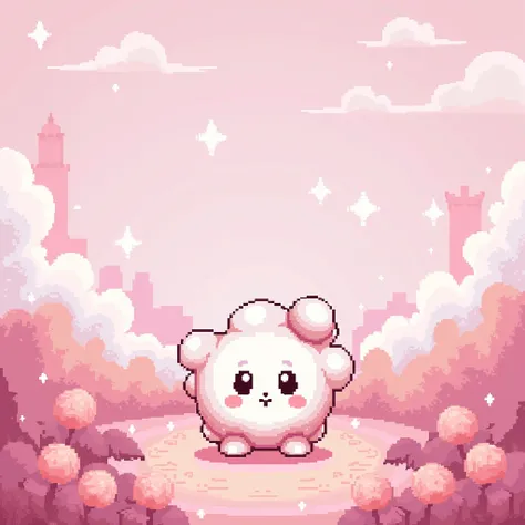 cute pink pixelart