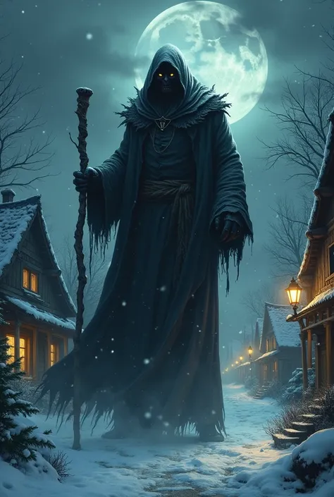 Old Klaus ,  a dark entity that appeared on Christmas Eve to punish those who lost the Christmas spirit.