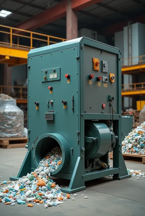 IN OTHER WORDS, THE SMALL DRYING MACHINE FOR PLASTIC WASTE I WANT TO SEE COMPLETE OF HOW CRUSHED PLASTIC WASTE ENTERS AND HOW IT COMES OUT DRY 