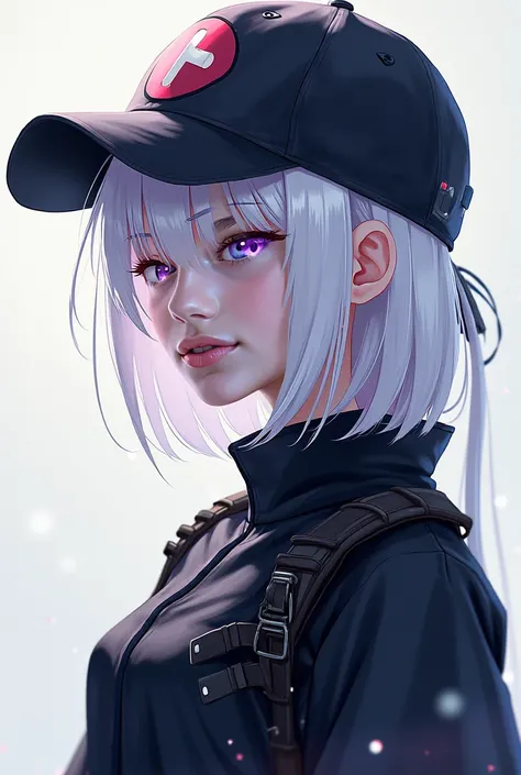  masterpiece,  better quality, 4k,  Ultra High Definition , Mistress, paint,  beautiful eyes and detailed face,  illustration,  beautiful detailed, high resolution  illustration,  round_white_ Particles , 1 girl, white hair, light purple eye,  Hair over on...