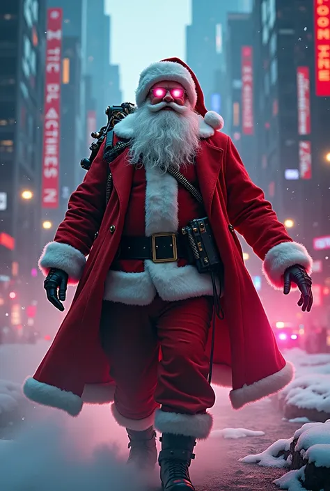 Santa Claus hard techno EDM 