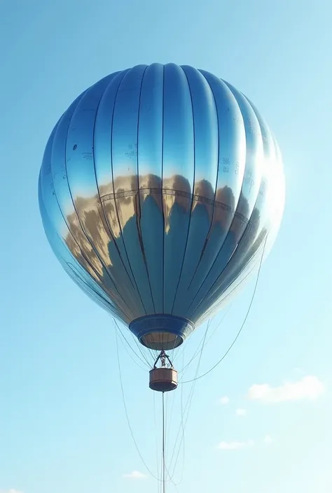 blue and silver metallic balloon