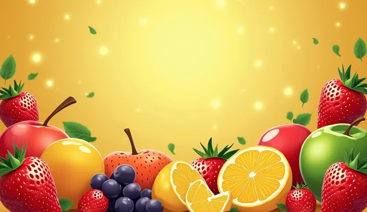 vector fruit background for game