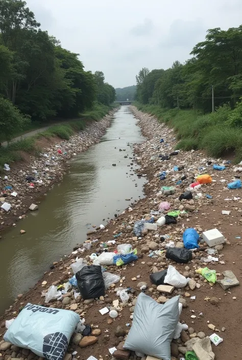 Somchai and Somphorn dump plastic waste into the river, Somchai dump garbage on the banks of the river without proper handling, and Samphun directly dump garbage in the river, both of which are considered violations of the law prohibiting the dumping of ga...