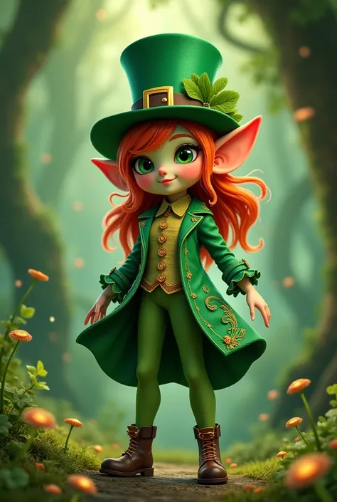  Nina Osborn costume ( female green leprechaun )