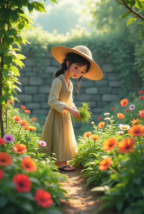 han seo hee is gardening