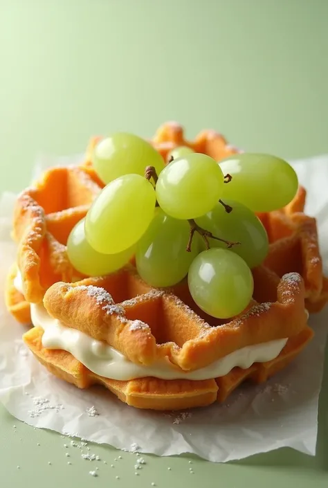 Green Grape Fresh Cream Croffle