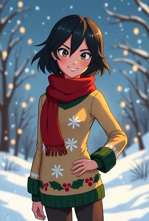 Toph Beifong, Christmas outfit, Smile, Avatar, Avatar Style