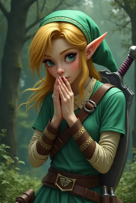 Zelda from the legend of zelda sucking a dick 