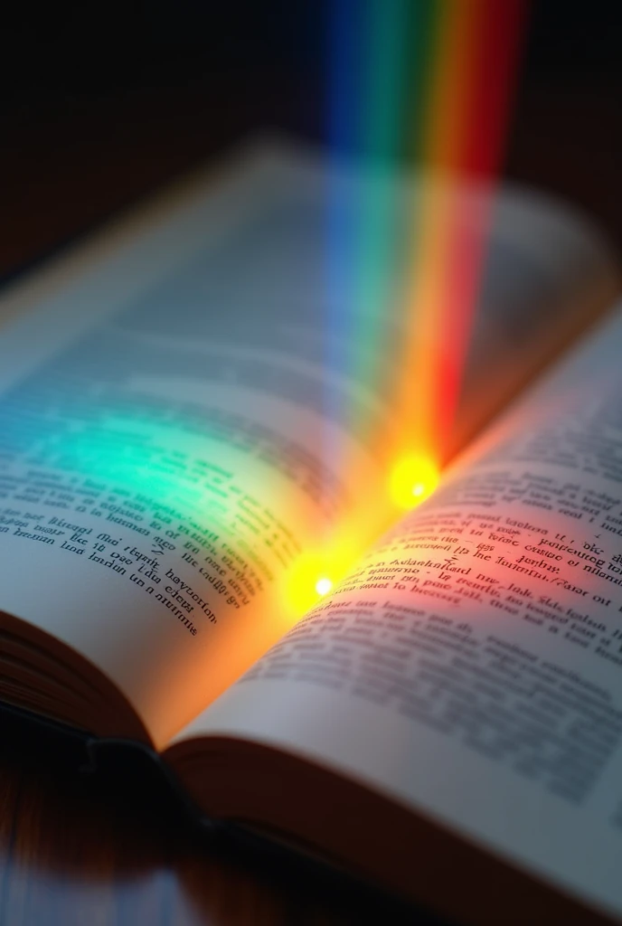 
a close up of a book with a diagram of a light source, color spectrum refraction, prism details, highly detailed refraction, highly detailed light refraction, diffraction grading, light refracting through prisms, highly accurate light refraction, prisms r...