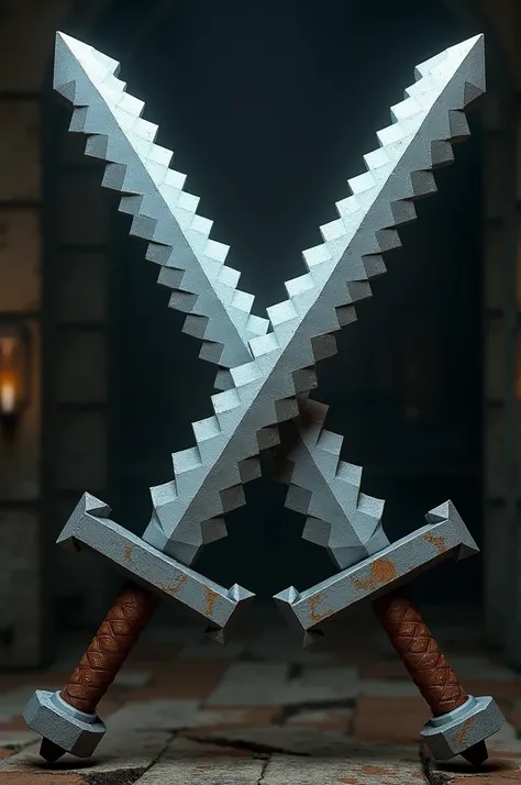 Two Minecraft Swords 