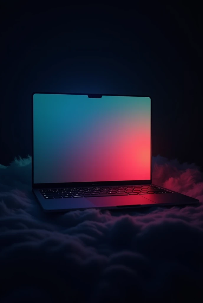 In Darkness Full 4k laptop display color blank screen 