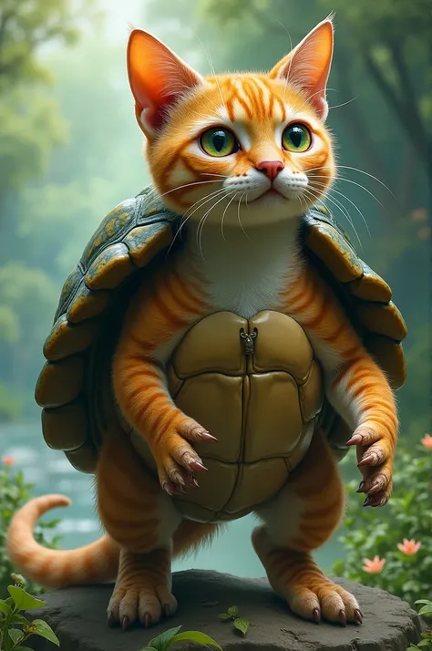 Cat and turtle hybrid 