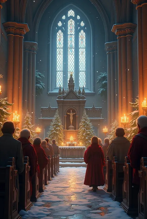  Christmas　church　Northern Europe　Holy Night