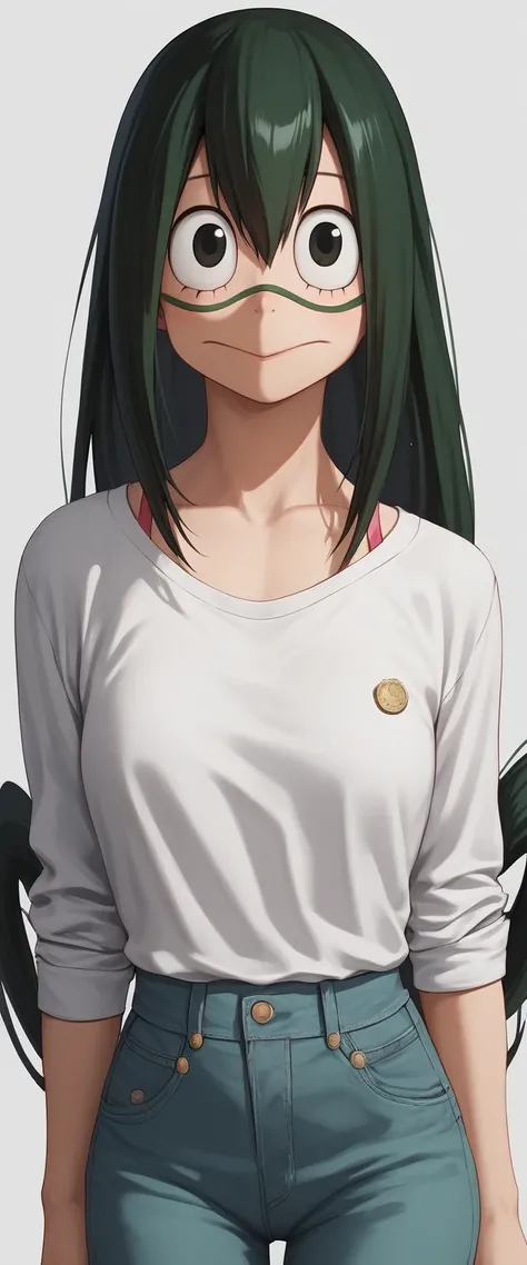 Score_9, Score_8_up, Score_7_up, Score_6_up, Score_5_up, Score_4_up, Source_anime, Tag1, Tag2, Quality_masterpiece, Anatomically correct, face, Perfect face, Highly detailed face and eyes, TSUYU ASUI, BOKU NO HERO AKADEMIA, 