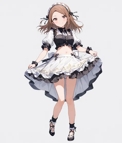 (1 girl),(Alone),

masterpiece、 top quality 、 high res、8k、
(Light gray background)、White Room、
( head to toe:1.5、full body view:1.5)、At the center:1.2、

(Minase Iori)、
(round face)、(Brighten your face:0.7)、(Big pink eyes:1.0)、(非常に detailed face )、(round fa...