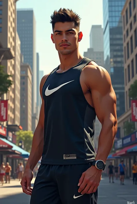 Adam, a man from the city with Nike
