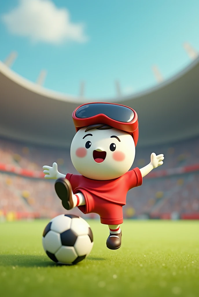  I need images to show them in vr glasses in order to reduce the fears of ren undergoing pedodontia treatment.  I want you to make fun visuals that may interest ren in this context . for example, a picture with cute teeth playing soccer