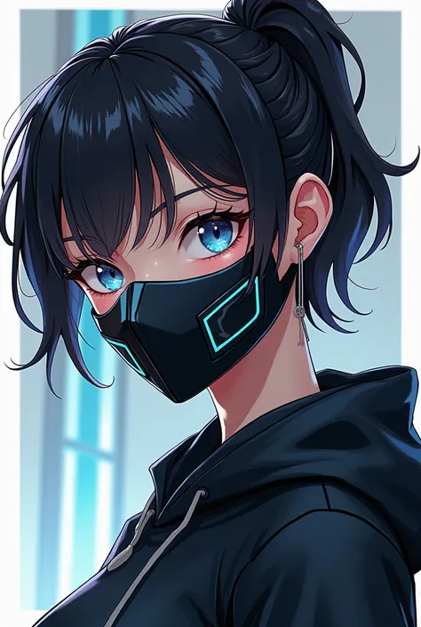 Cool Avatar Female Face Mask Anime