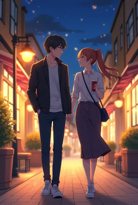 Shidou ryusei and itoshi sae from blue lock having a romantic night out