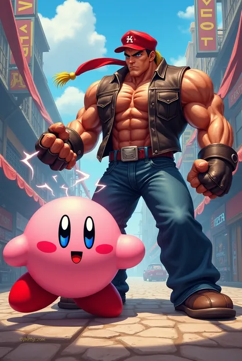 Kirby junto con terry bogard