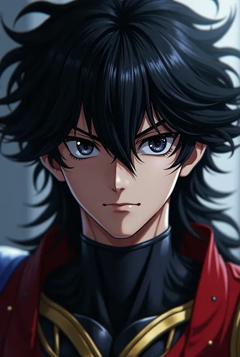  High quality, ultra realistic,absurdres, highres, ultra detailed, HDR, masterpiece, extremely detailed face and eyes,  Sagitarius Seiya, Saint Saiya , Dark Armor, solo, ,man,zenitsu agatsuma,demon slayer, handsome, ,white eyeleshes, black eyes , villain e...