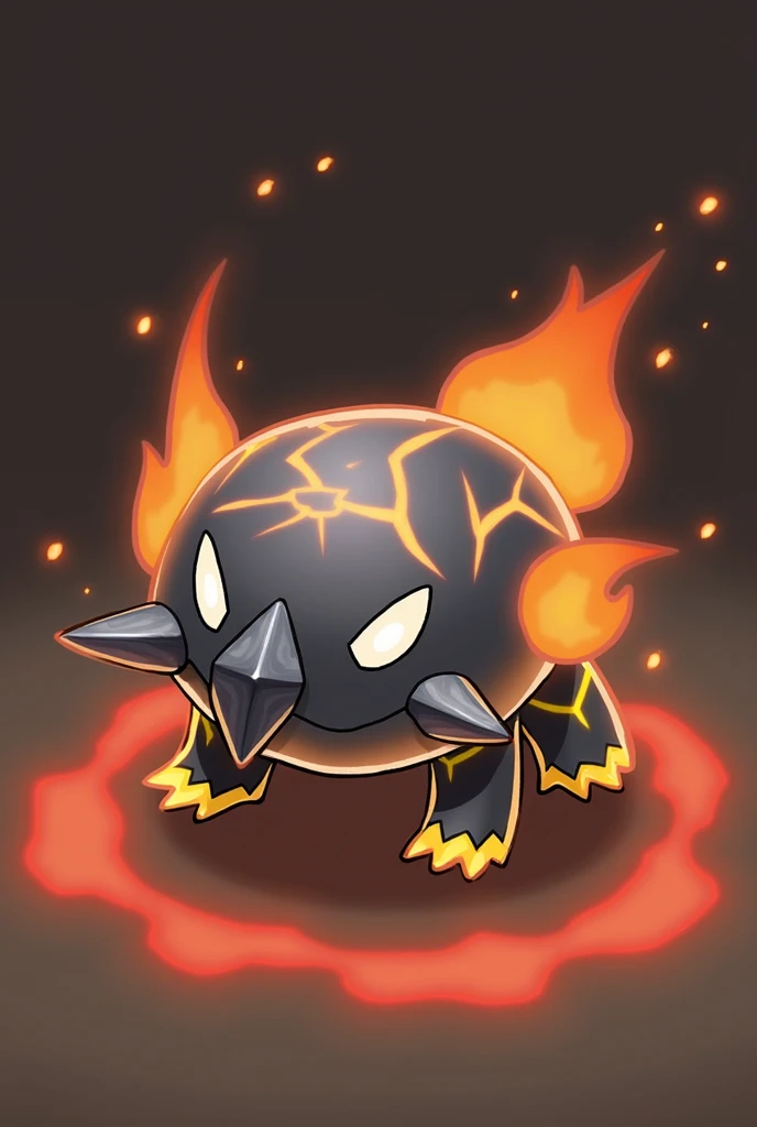 Pokémon Name: Flindge (Flint + Forge)
Category: Spark Pokémon
Type: Fire/Steel
Appearance:
Flindge is a small, fiery creature resembling a living ember with a metallic sheen. Its round body is dark gray, like forged iron, with glowing orange cracks running...