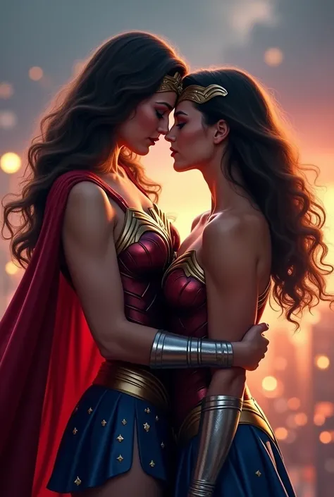 Passionate Wonder Woman in Supergirls Embrace in SOPA