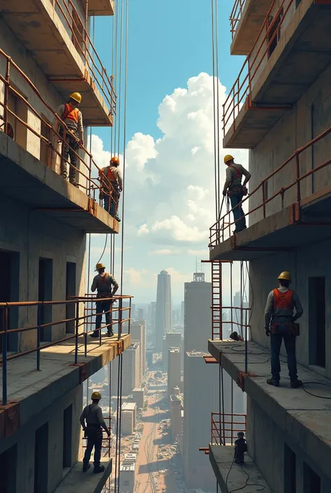 Safe and unsafe work at height