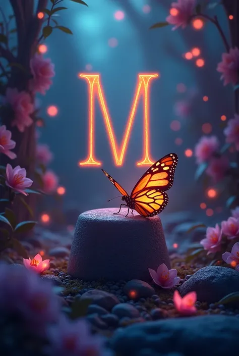  Create a minimalist logo  
"Manu Viana "  fantasy background with butterfly on top of a royal victory 
Title with delicate medium-sized letters, vivid and dazzling colors
Letter MV intertwined  