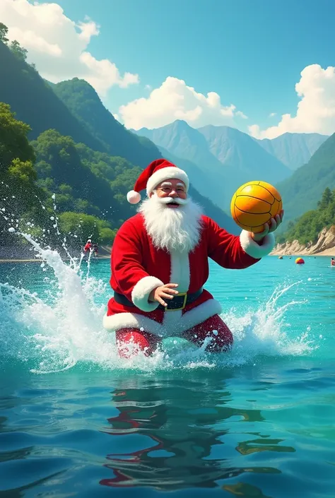 Santa Claus Quindio water polo