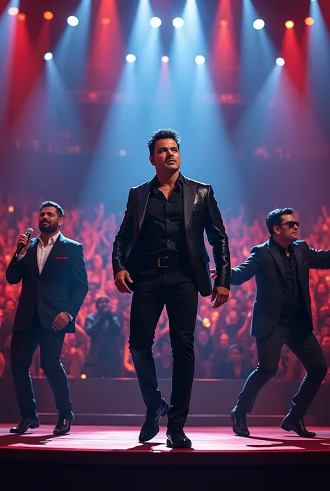 luis miguel, El Sol de México ,  the singer with Chayanne ,  Cristian Castro and José José