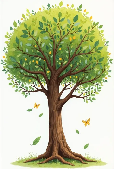  a problem tree based on the problems of ren with Aspergers that are in the branches and leaves,  and as a central problem the lack of motor skills that is located in the trunk of the tree , that the words in the image are in Spanish 