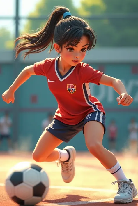 Girl doing sports 