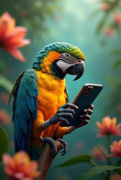 A Bird with a Phone
