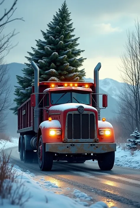 Camion truck christmas tree