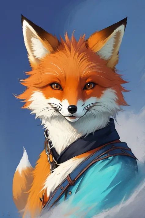 Create a fox art 