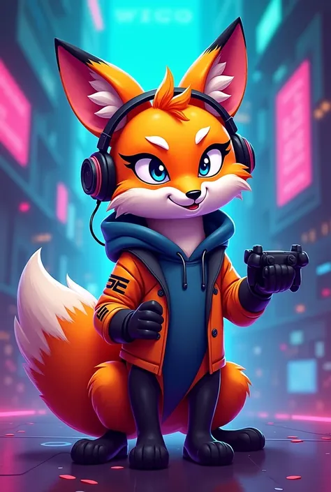 Make an Icon with a gamer fox