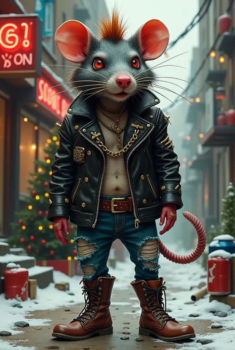 Rat punk de noel 