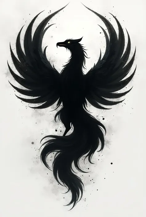 Black symbol of nature and freedom