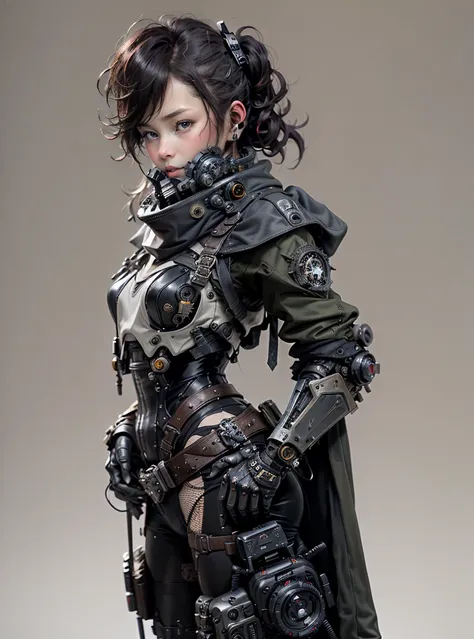  woman in military uniform with machine gun 、Iron Punk、      steampunk cyberpunk、 (DIESEL PUNK) 、 Warhammer 40000 、Warhammer 40000 、      steampunk、(Western )      steampunk、 steam and cyberpunk 、サイバー      steampunk、      steampunk、      steampunk ウォリアー、 D...